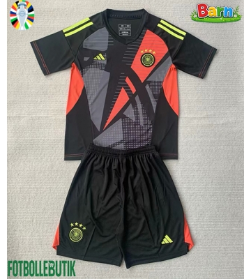 Tyskland Målvakt Hemmaställ Barn EM 2024 Kortärmad (+ Korta byxor)